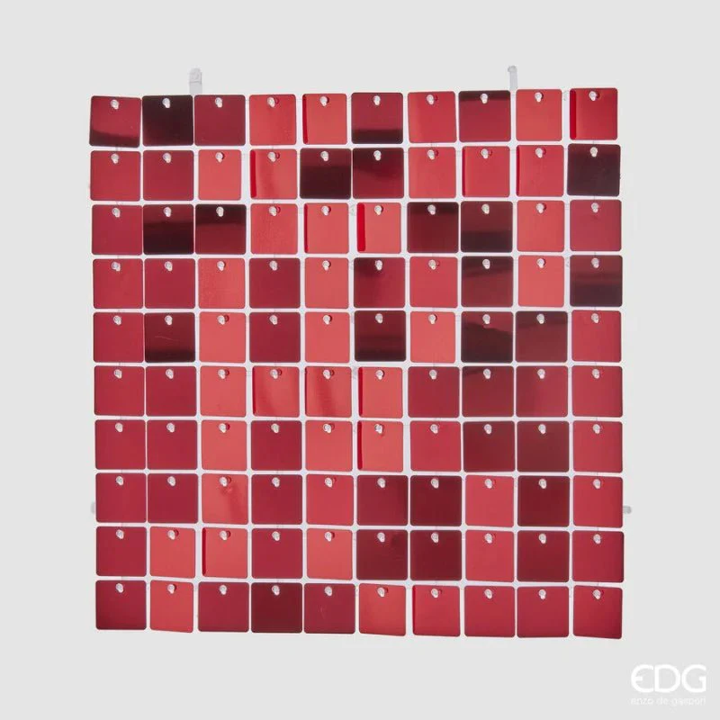 Decorazione natalizia a tenda quadrata con glitter | EDG - Image 6