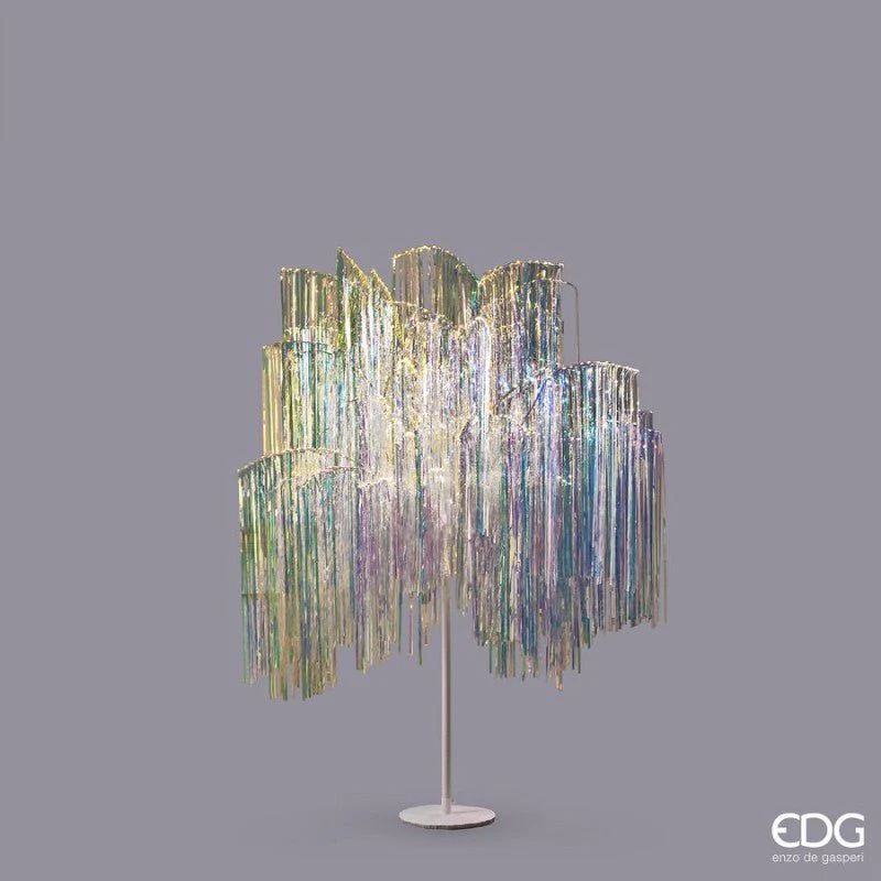 Decorazione natalizia albero a led con frange H150 cm | EDG