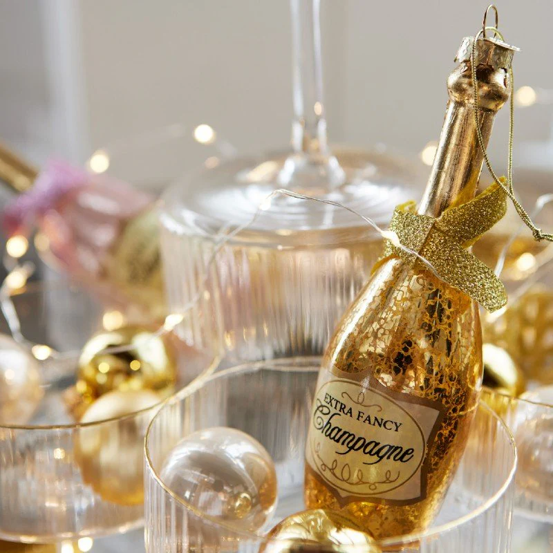 Decoro Bottiglia di Champagne H 13,50 cm - Image 3