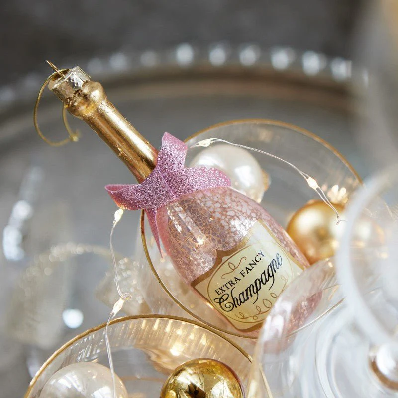 Decoro Bottiglia di Champagne H 13,50 cm - Image 4