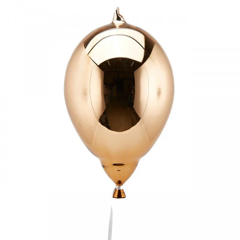 Decoro Palloncino Vetro Oro - Image 2