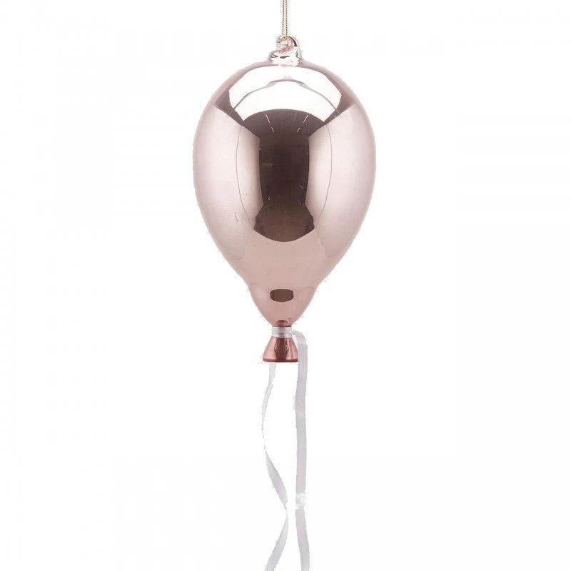 Decoro Palloncino Vetro Rosa