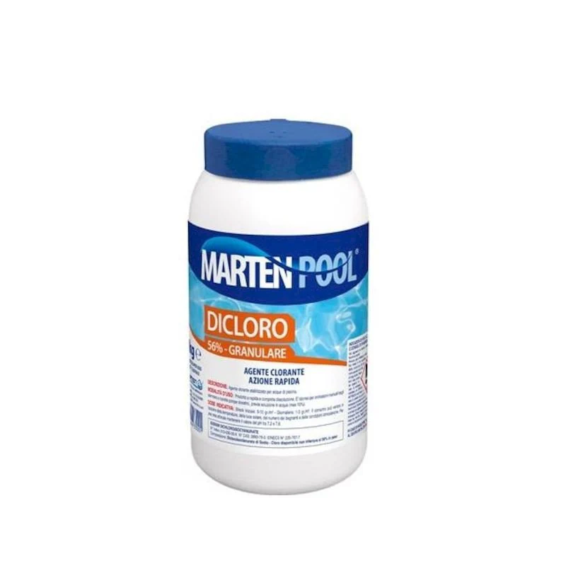 Dicloro Granulare 56% per Piscine – Acqua Cristallina e Sicura