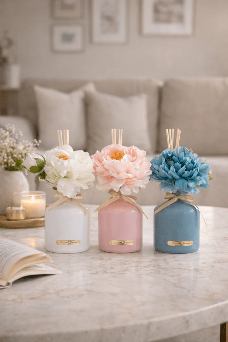 Diffusore di fragranza con fiori 500ml - Image 4
