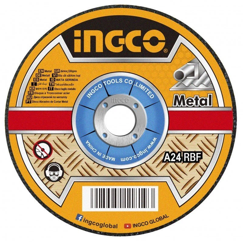Disco da taglio per metallo Ingco 115x3 mm