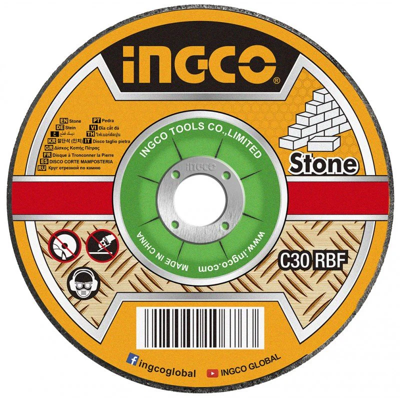 Disco da taglio per pietra Ingco 115x3 mm