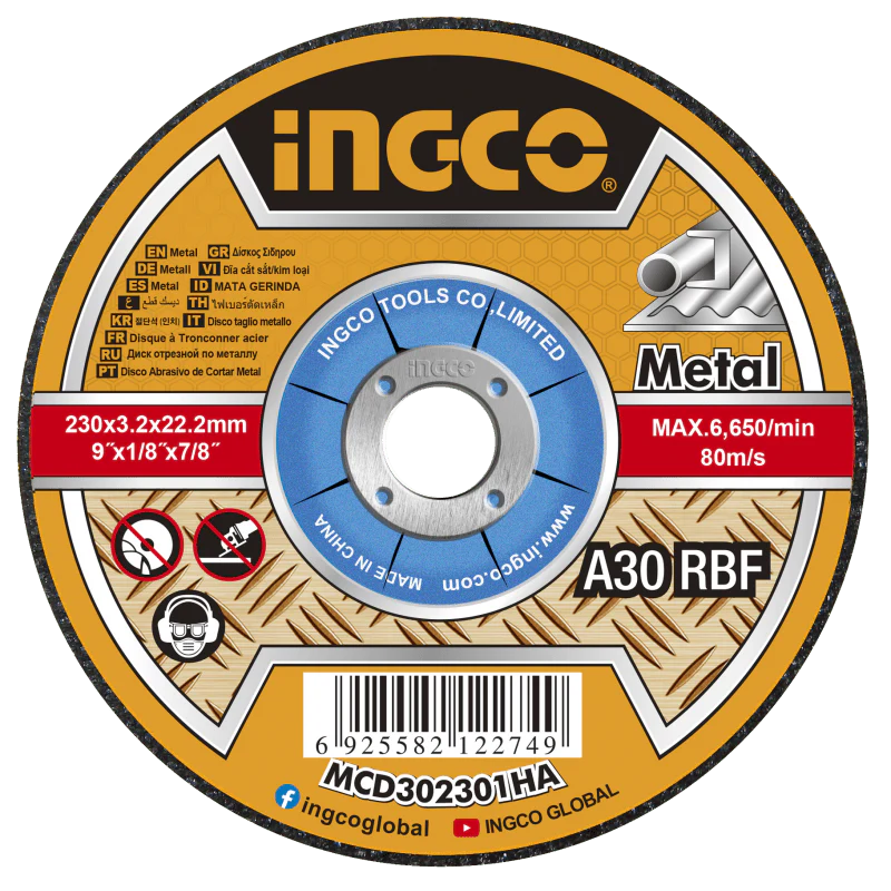 Disco taglio per metallo 230x3mm 25pz