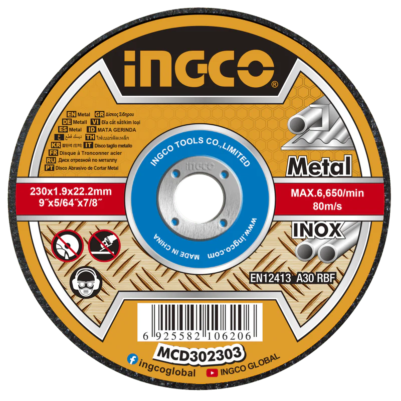 Disco taglio x metallo 230x1,9mm