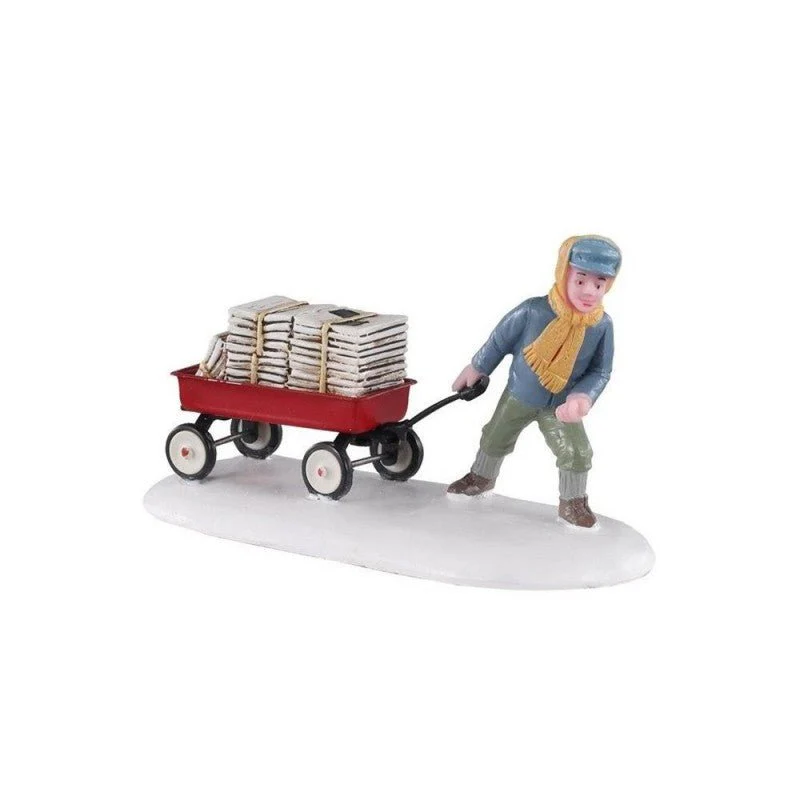 Edicolante con carretto - Lemax