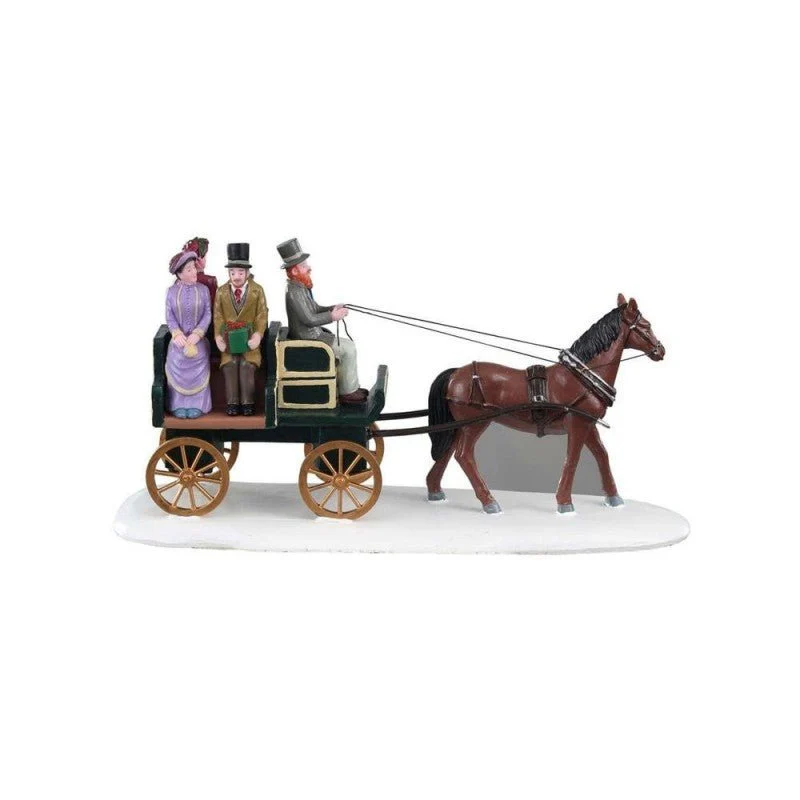 Famiglia in carrozza - Lemax - Image 3
