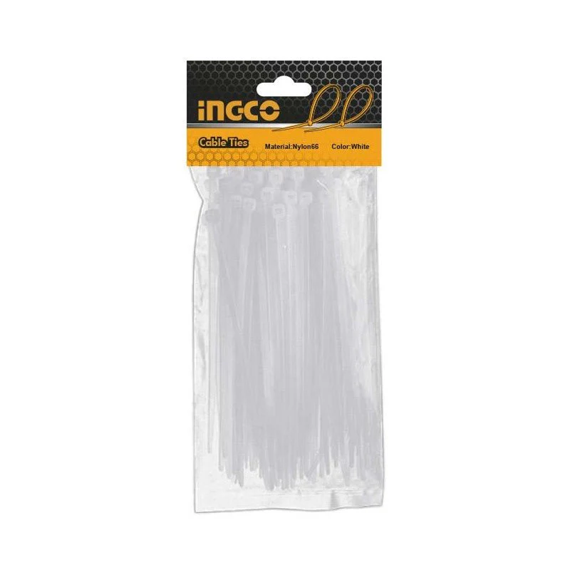 Fascette nylon 2,5 x 100 mm bianche – confezione da 100 pezzi - Image 2