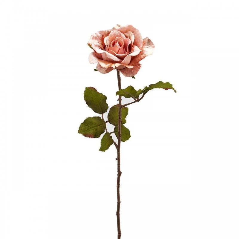 Fiore artificiale Rosa in velluto 61 cm EDG