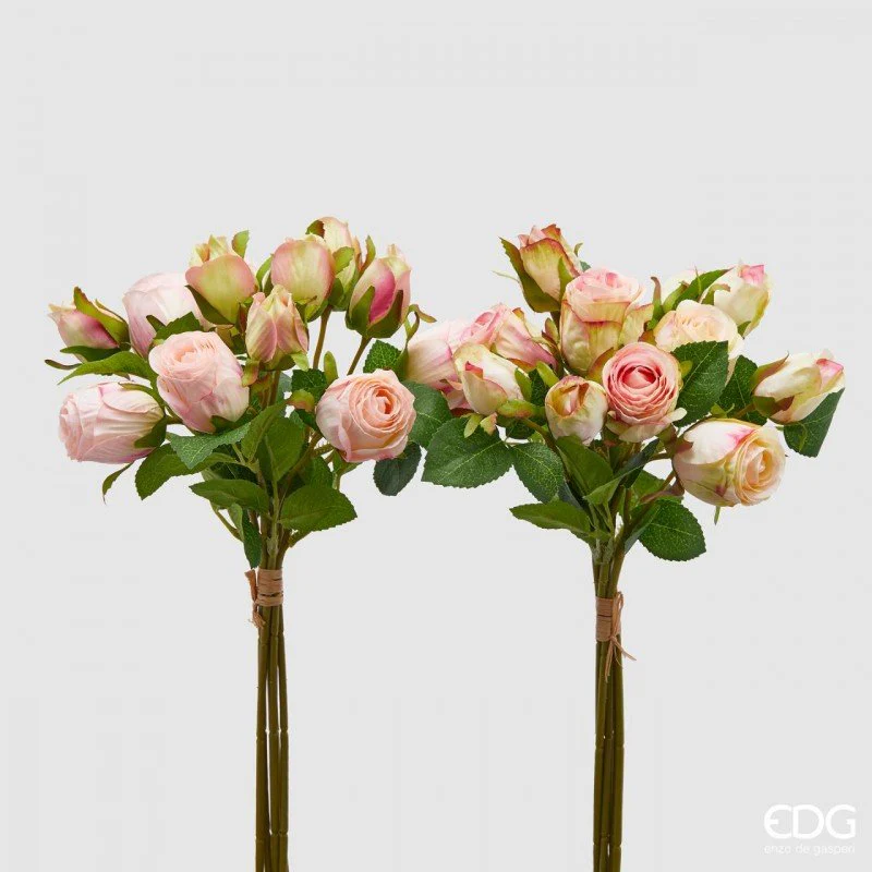 Fiore artificiale Rosa Olis 35h cm EDG - Image 3