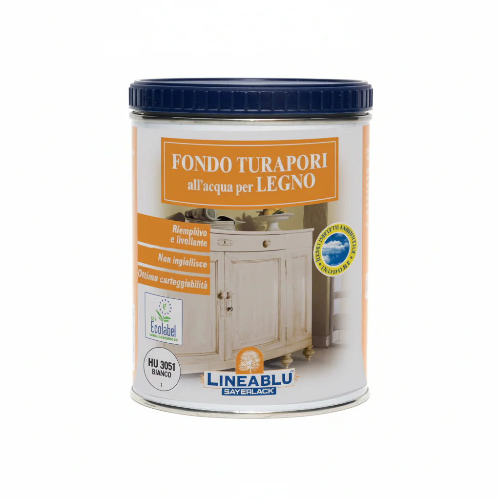 Fondo Turapori All'Acqua Bianco HU3051 Lt 0.75
