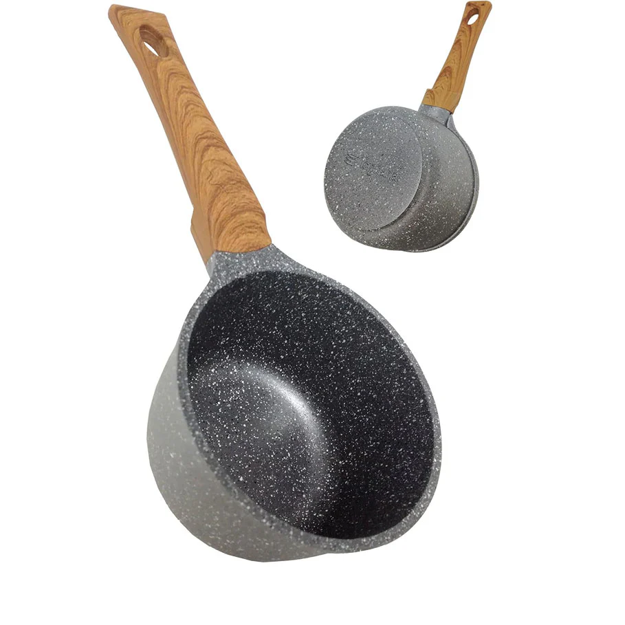 Mini Bollilatte Grancucina Marble Grigio 10cm