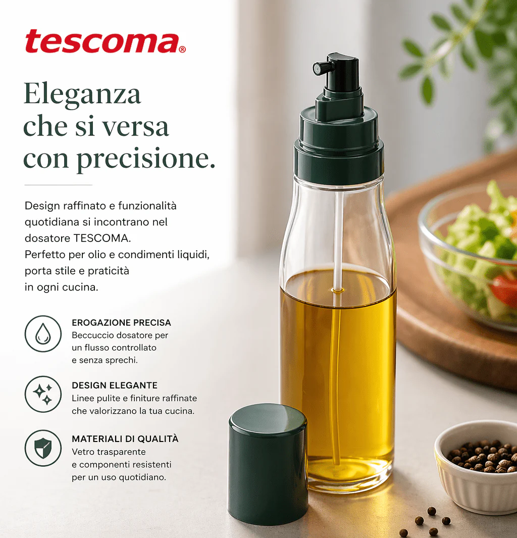 Tescoma Grandchef dosatore spray Olio e Aceto con beccuccio 250ml - Image 3
