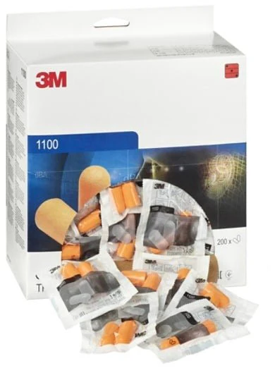 Inserti Auricolari Monouso 3M 1100 Tappi Antirumore in Schiuma| confezione 200 coppie - Image 3