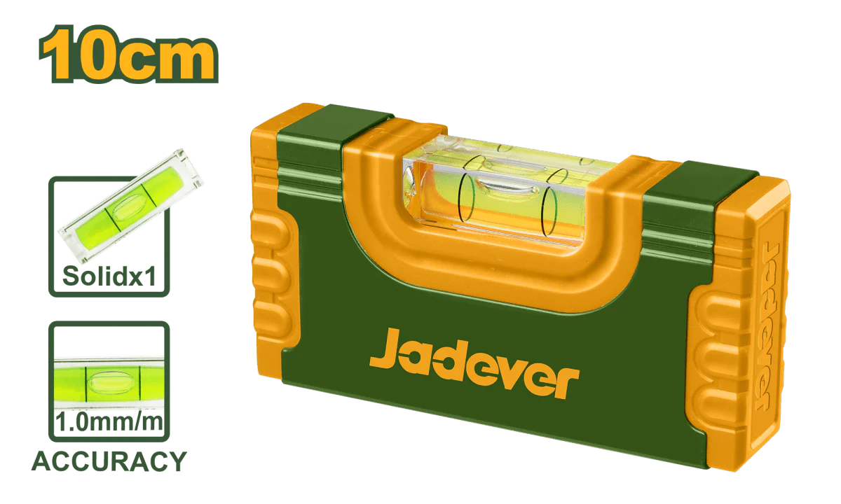 Fiala Livella Acrilica Jadever 10 cm Antiurto Alta Precisione