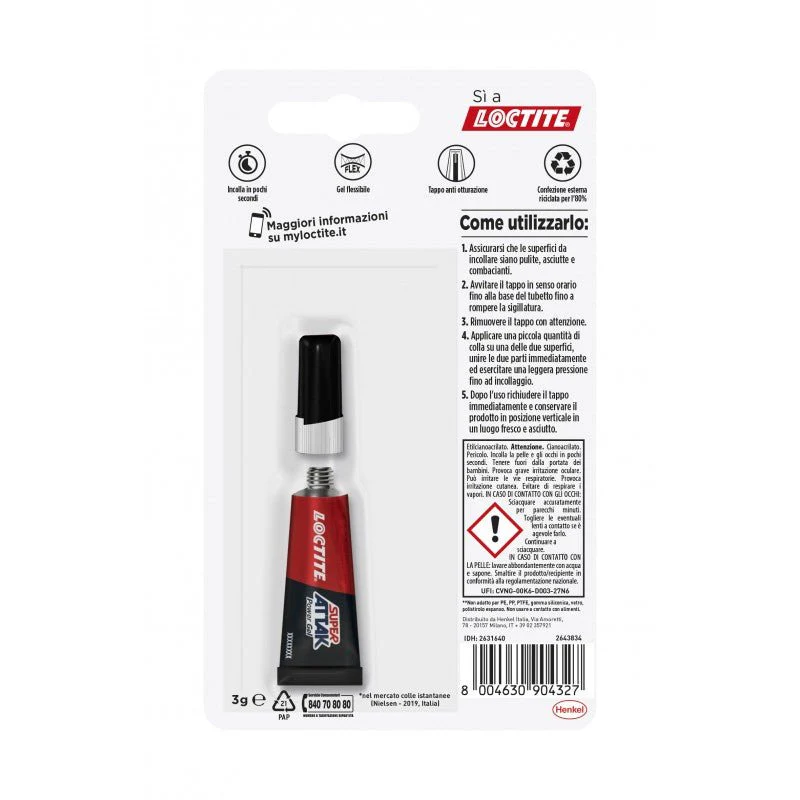 Loctite super attak flex power gel 3 gr - Image 2