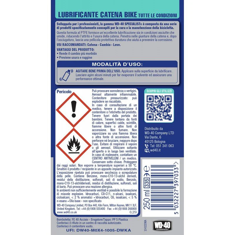 Lubrificante catena ogni condizione 250 Ml | WD-40 - Image 5