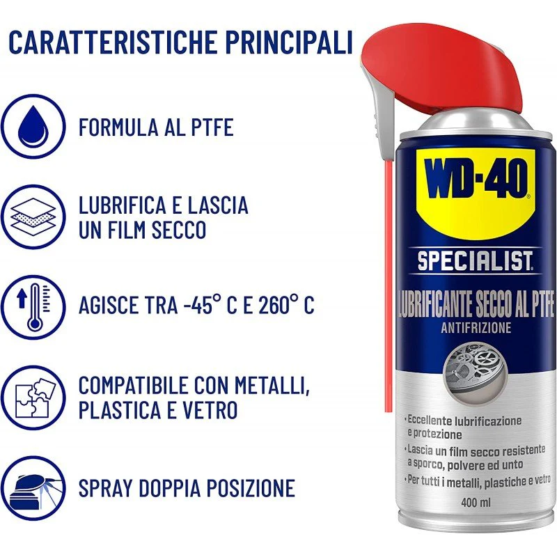 Lubrificante Secco Ptfe Ml 400 | WD-40 - Image 2