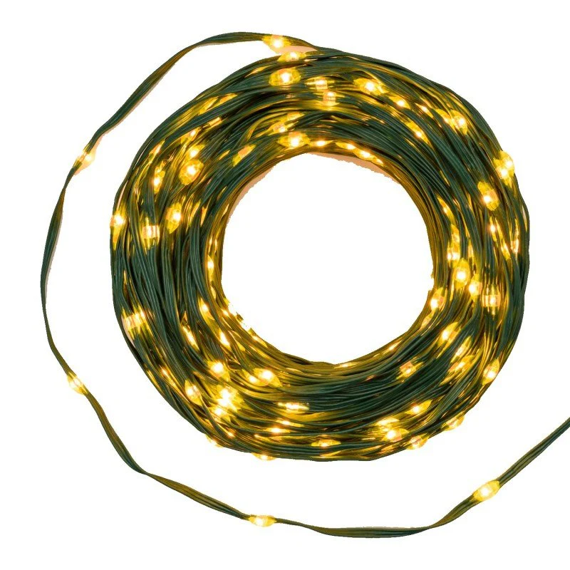 Luci con cavo verde 400 gocce LED MTL 30 m Lotti