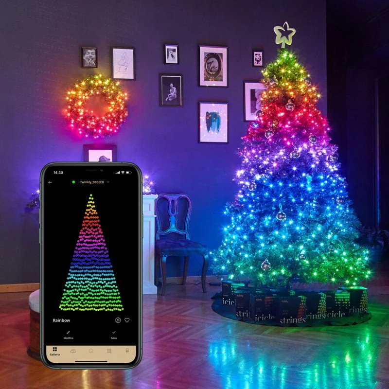 Luci di Natale Smart 400 LED RGB II Generazione Strings Twinkly - Image 2