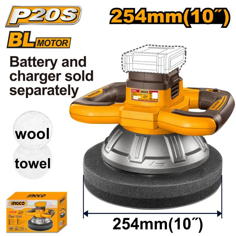 Lucidatrice 254 mm 20V Brushless – Versione Nuda