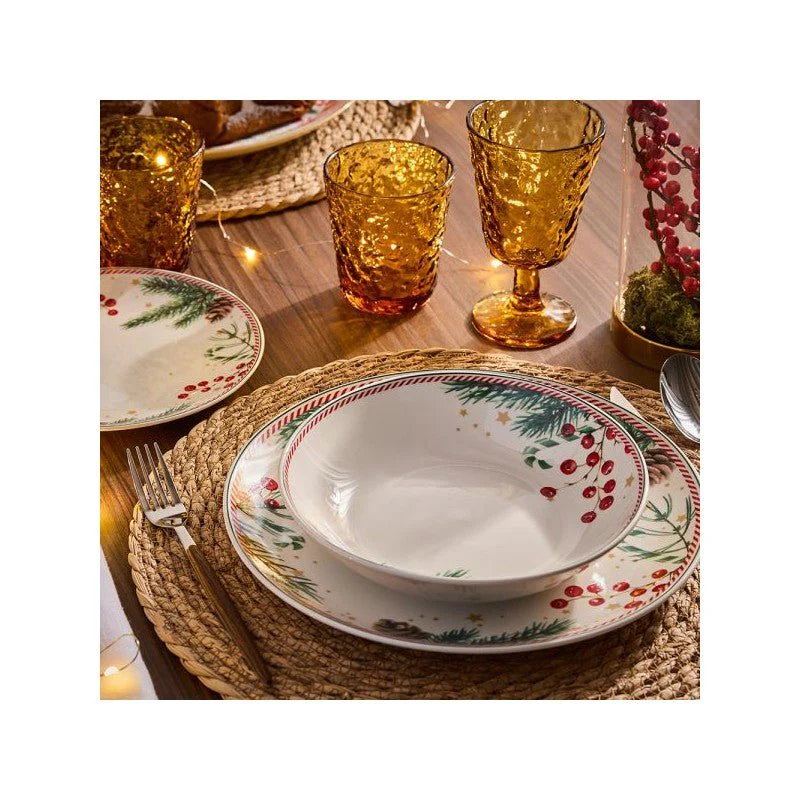 Madison Candy Christmas Serv. Tavola 18 Pz | Tognana - Image 2
