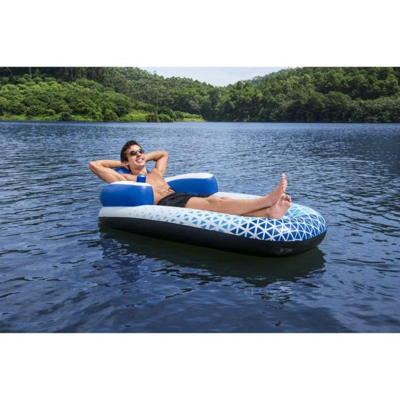 Materassino Gonfiabile Lounge Onda Indaco | Bestway - Image 6
