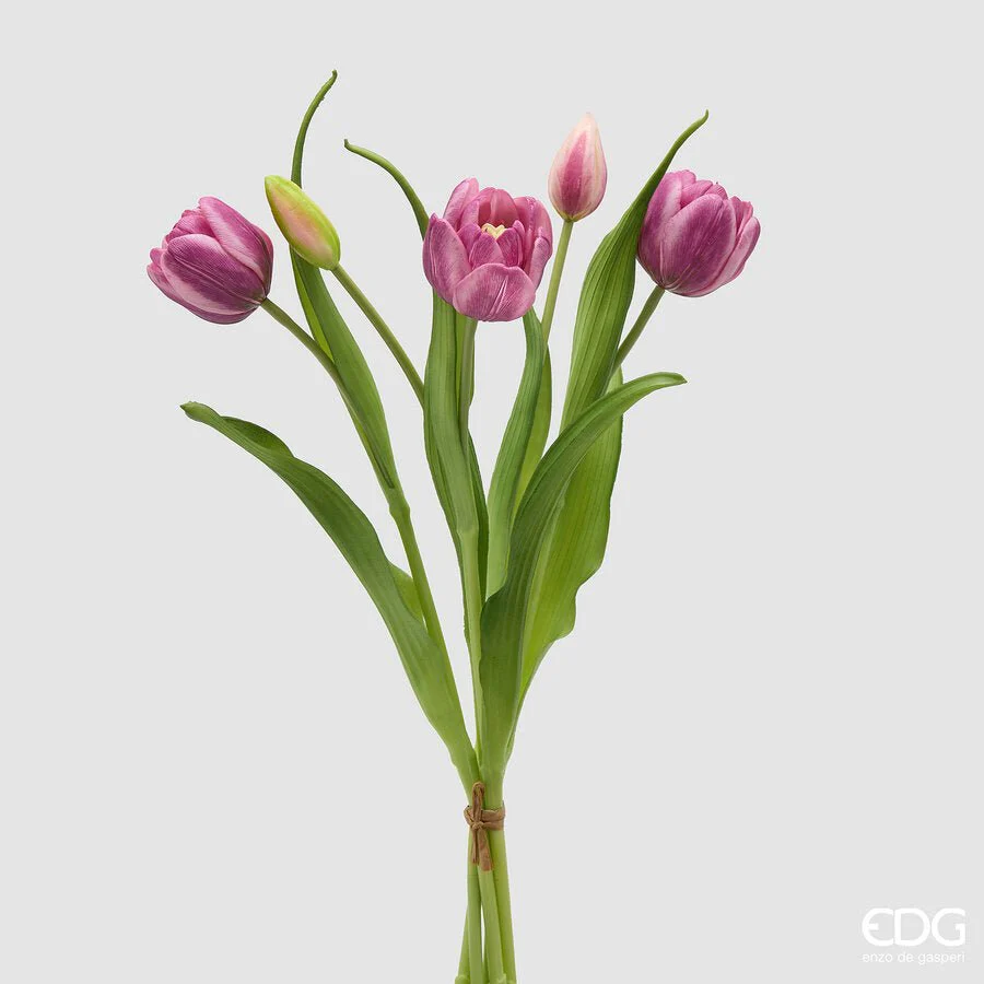 Mazzo di tulipani artificiali H40cm | EDG