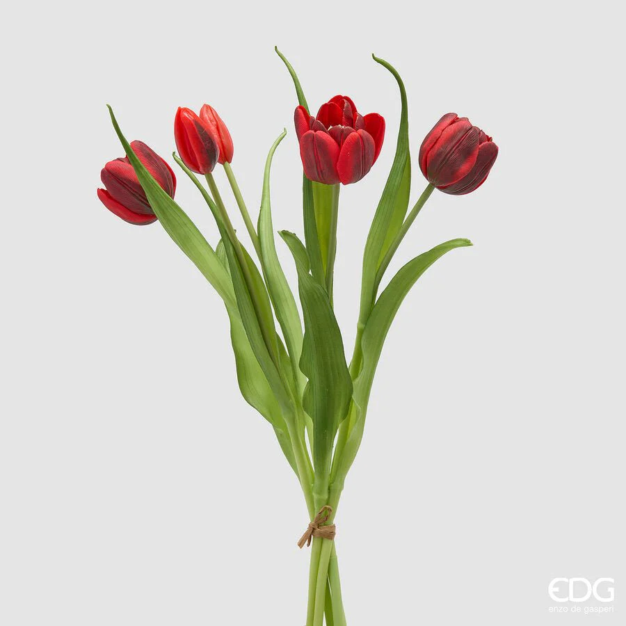 Mazzo di tulipani artificiali H40cm | EDG - Image 4