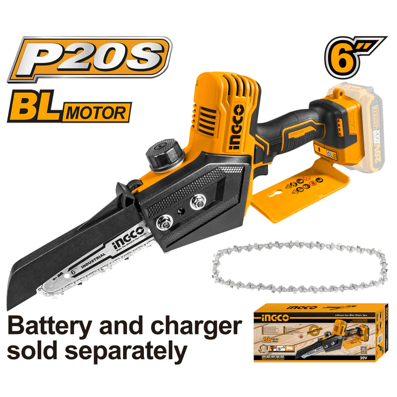 Mini elettrosega a batteria Ingco 20 V NUDA