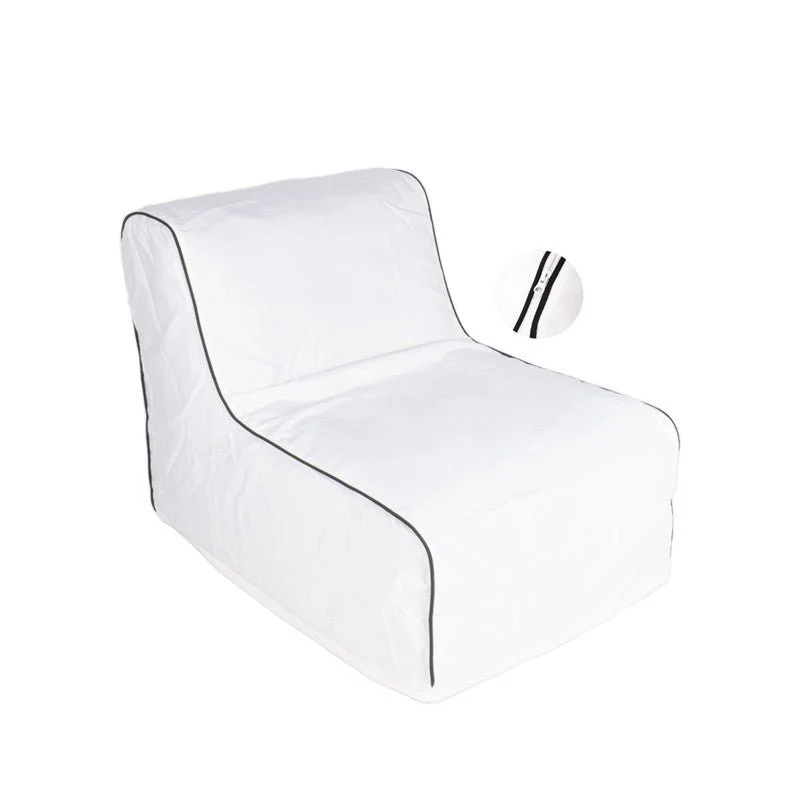 Modulo seduta gonfiabile bianco in PVC