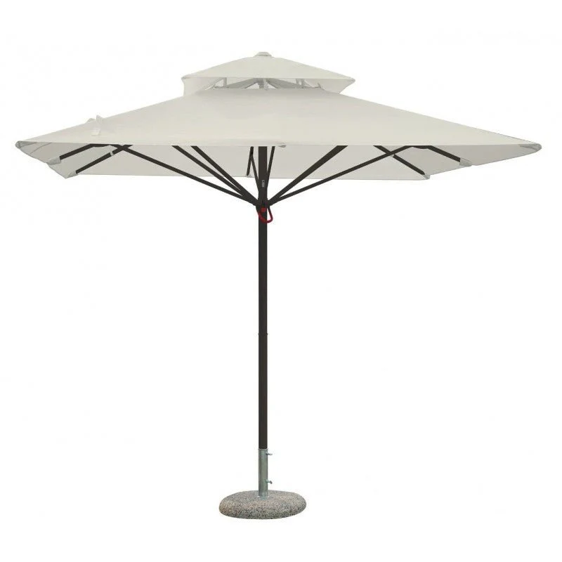 Ombrellone da Giardino in alluminio 3x3 mt Push Up Moia - Image 6