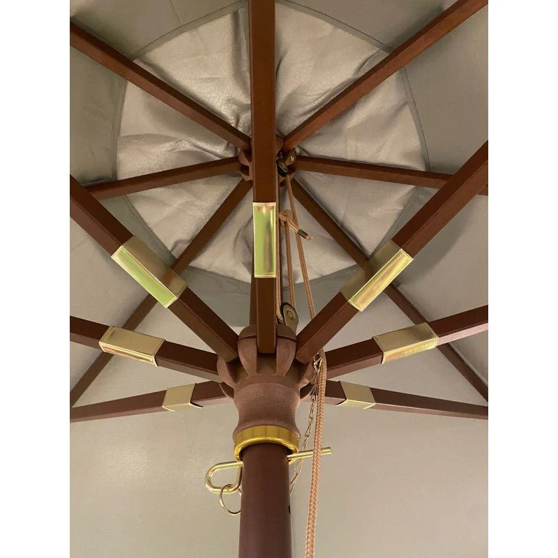 Ombrellone da giardino in legno De Lux 3x2 mt Moia - Image 6