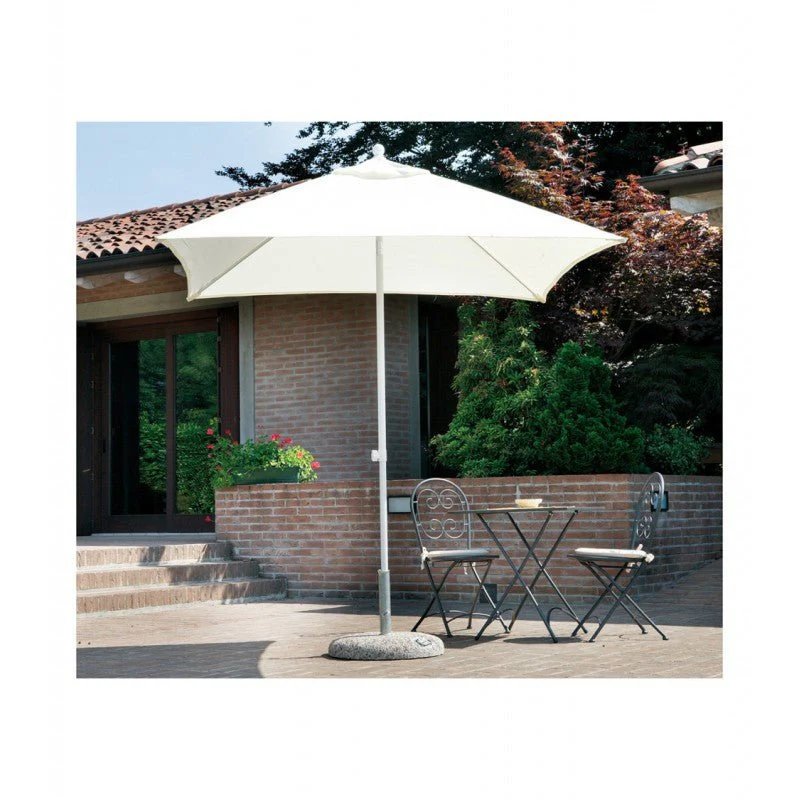 Ombrellone da giardino quadrato 2,2x2,2 m con fusto bianco Moia - Image 3