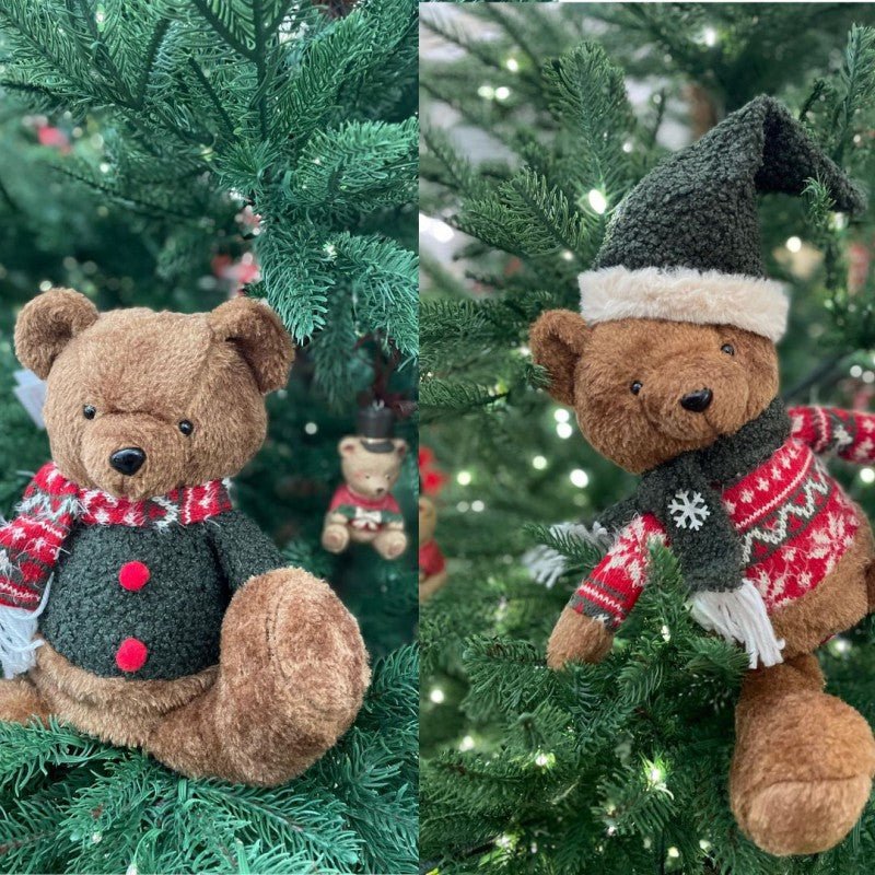 Orso Peluche Natale 33cm - Image 2