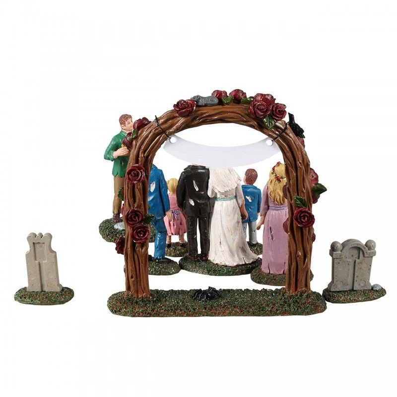Paesaggio Matrimonio Zombie 9pz Halloween | Lemax - Image 4