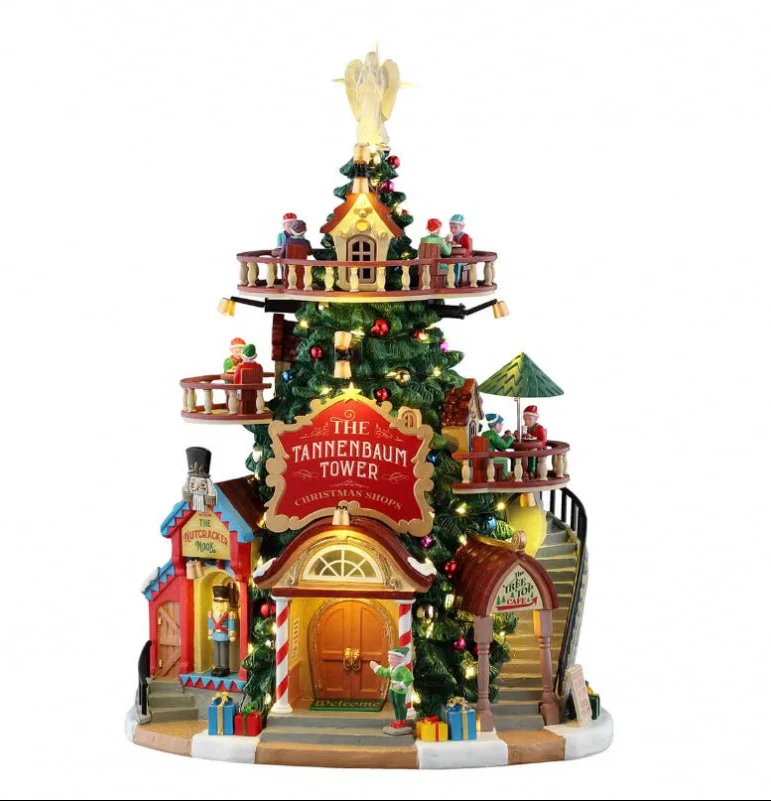 Paesaggio Negozi Nella Torre Tannenbaum - Lemax