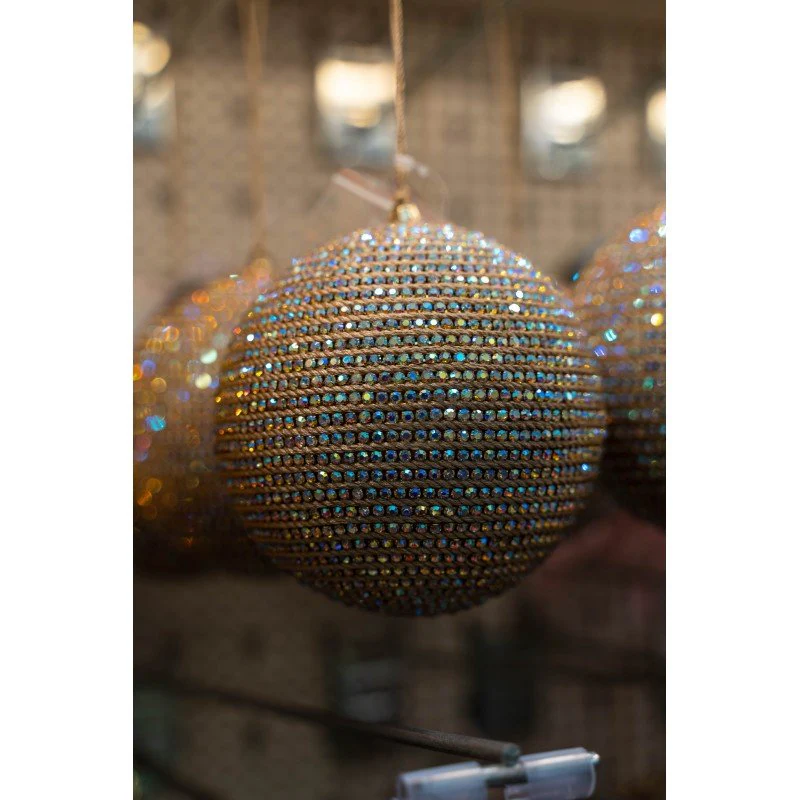 Palla di Natale Oro Ø12 Diamond EDG - Image 2