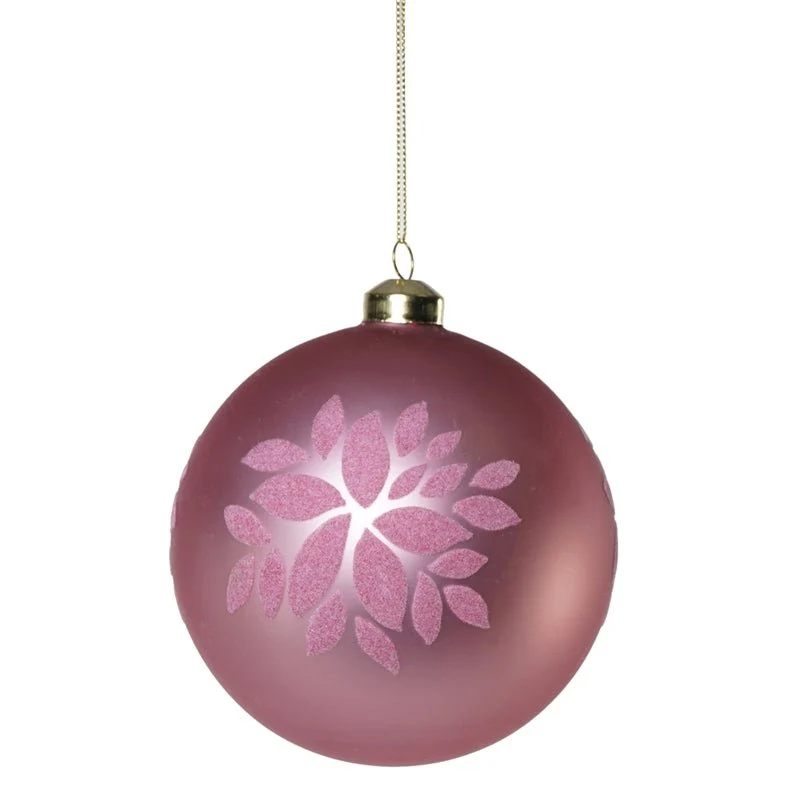 Pallina di Natale in Vetro Satinato – Ø10 cm - Image 3