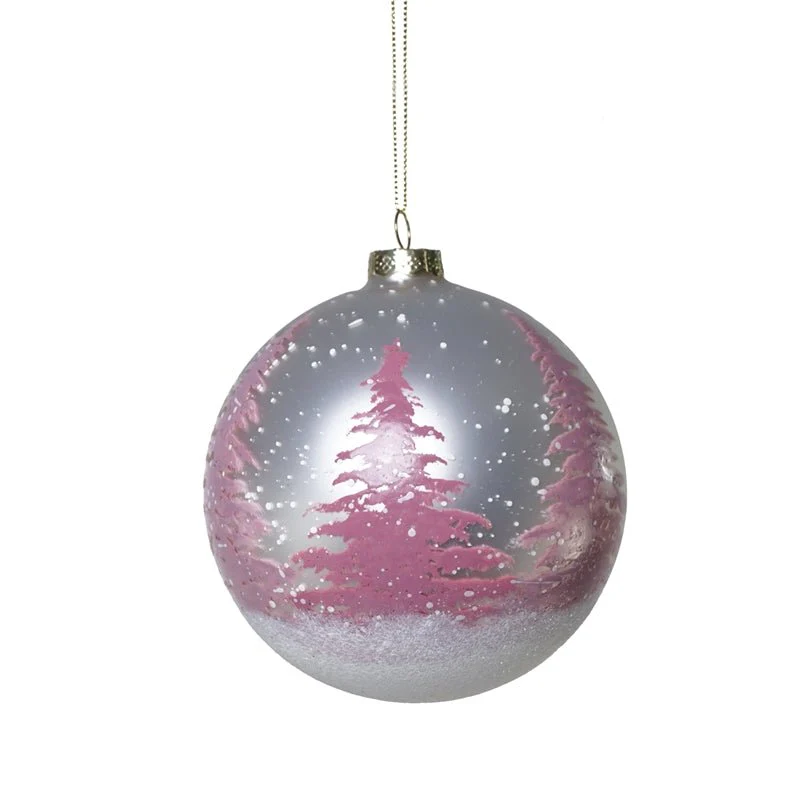 Pallina di Natale in Vetro Satinato – Ø10 cm - Image 5