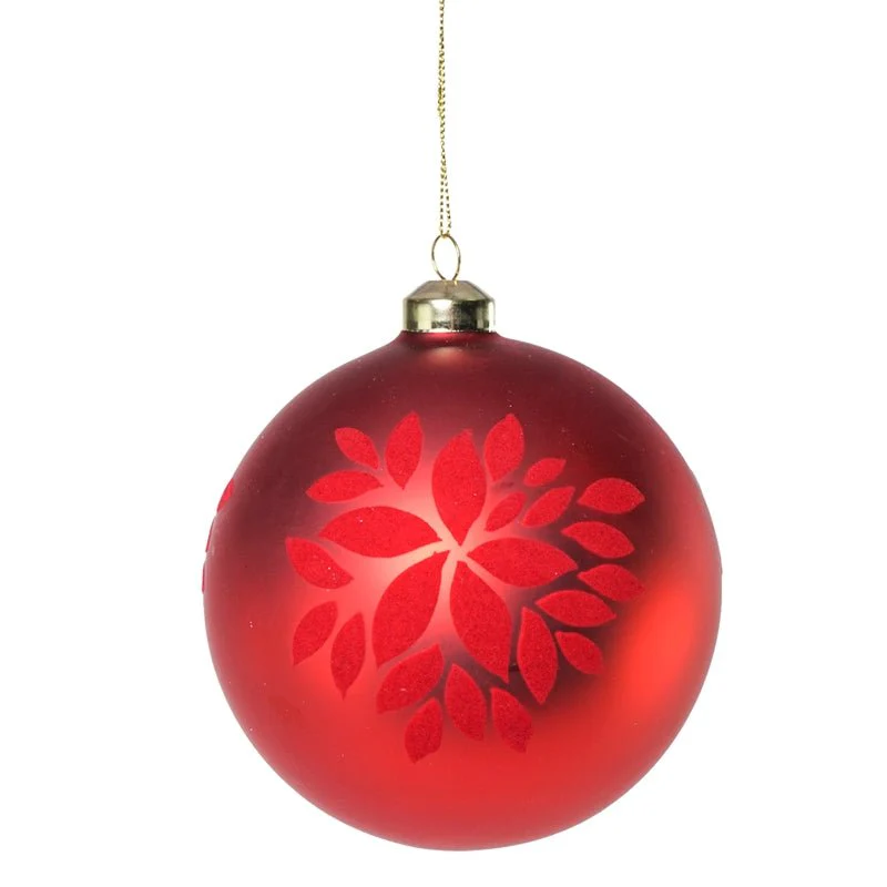 Pallina di Natale in Vetro Satinato – Ø10 cm - Image 6