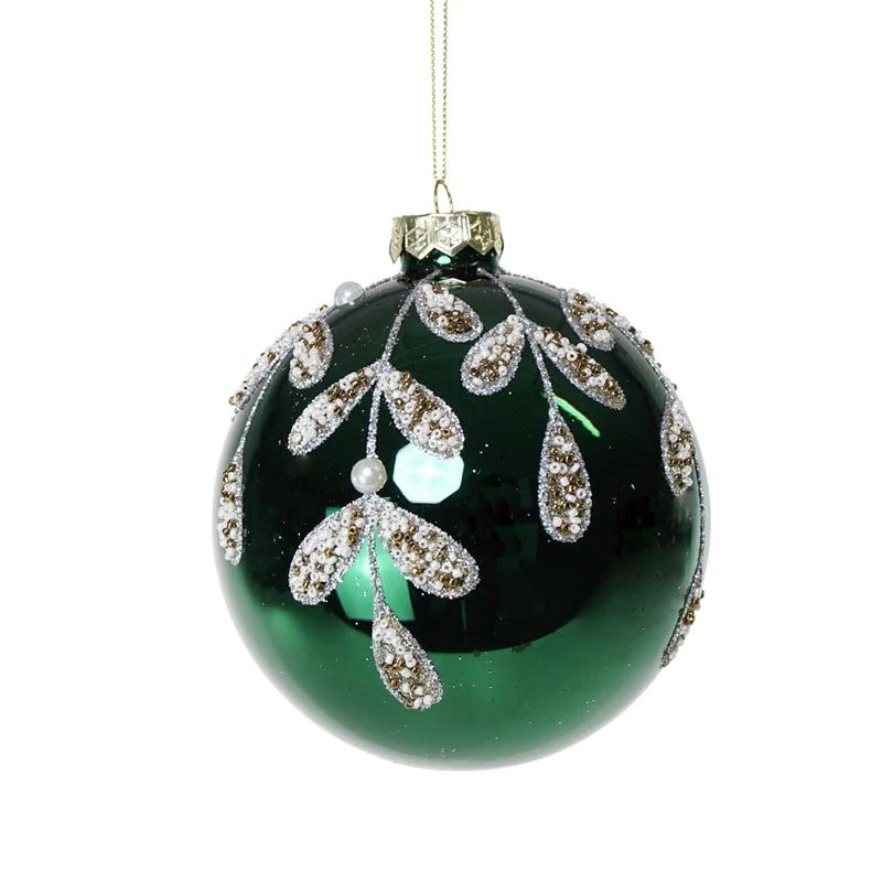 Pallina di Natale in Vetro Satinato – Ø10 cm - Image 8
