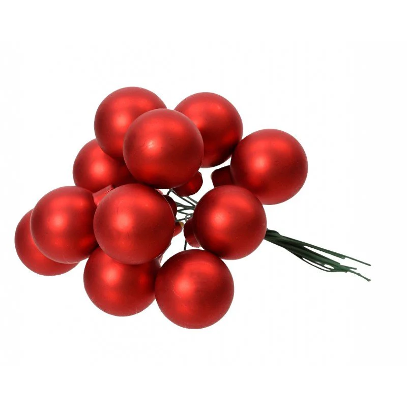 Palline di Natale in vetro su filo - Image 11