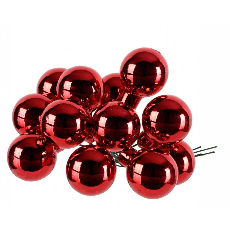 Palline di Natale in vetro su filo - Image 5