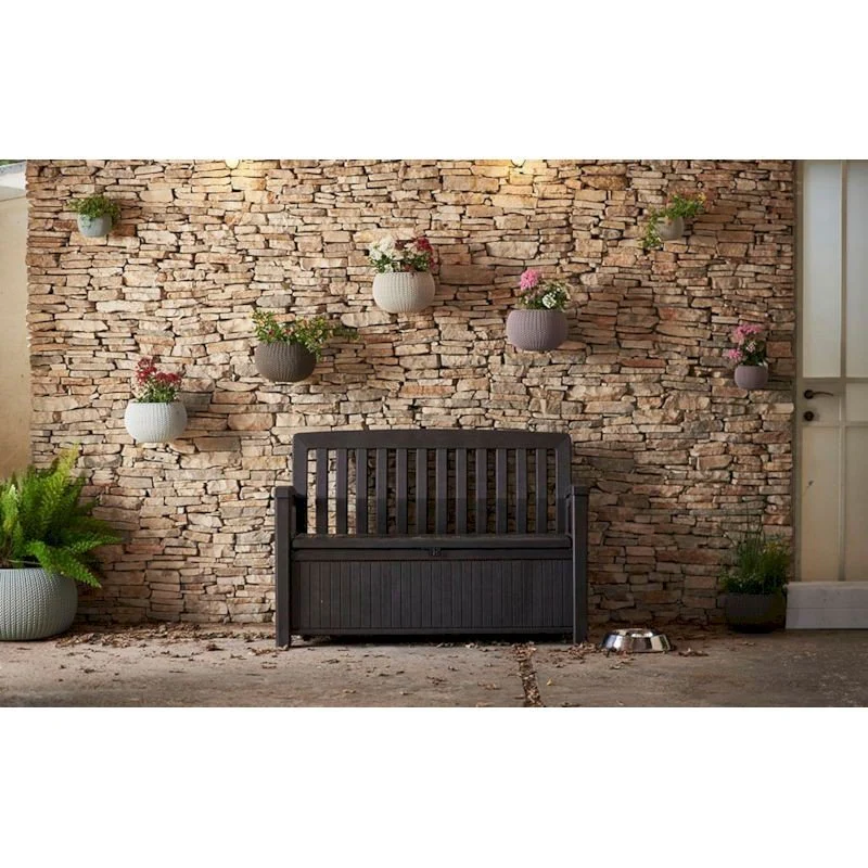 Panchina da giardino graphite Patio Storage - Image 2