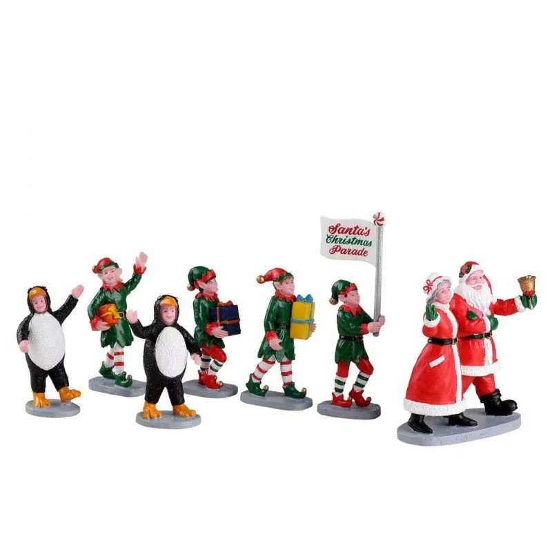 Parata degli elfi di Babbo Natale - Lemax