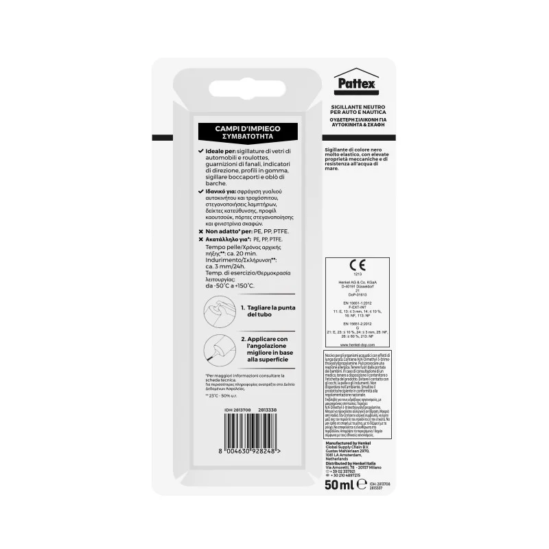 Pattex auto e nautica nero 50 ml - Image 2